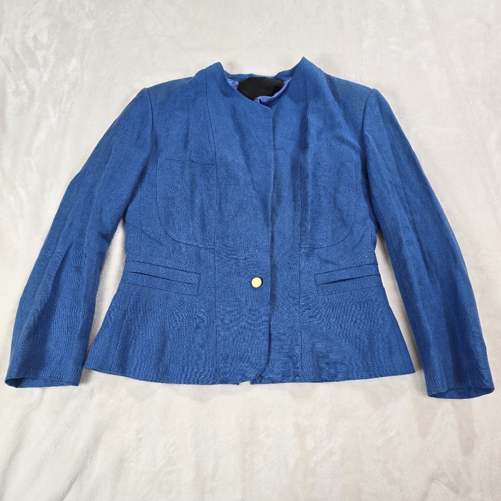 René Storck German 100% Linen Blazer Size 42